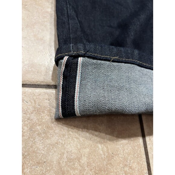 Smoke Rise Jeans Mens 32x32 Selvedge Prime Denim Blue Stretch - Picture 3 of 6